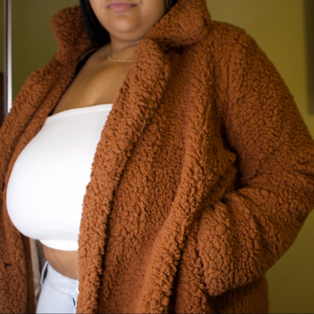 Shein Fuzzy Coat